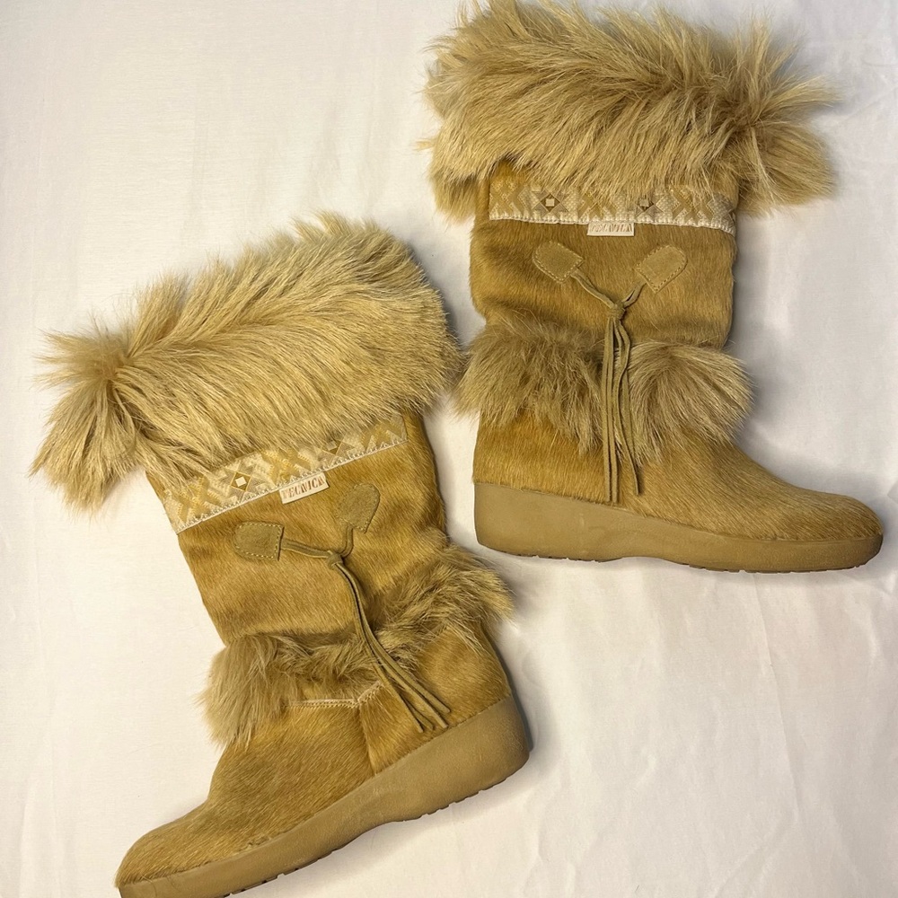 Tecnica Tan Fur Winter Boots